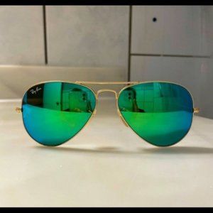 Aviator Green Flash Mirror